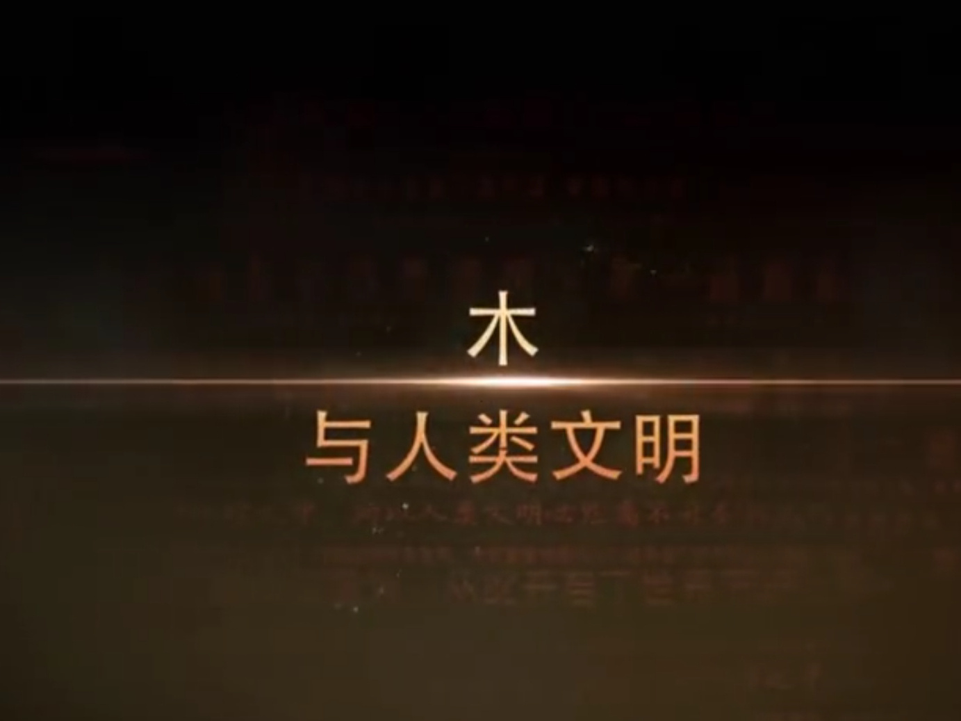 《木与人类文明》课程